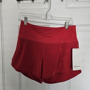 lululemon athletica Women's Red Shorts